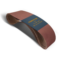 Powertec 6 X 48 Inch Sanding Belts, 120 Grit Aluminum Oxide Belt Sander Sanding Belt For Bench Belt Sander, Wood & Paint Sanding, Metal Polishing, 3Pk (110213)