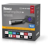 Roku Streaming Stick+ | Hd/4K/Hdr Streaming Device With Long-Range Wireless And Voice Remote With Tv Controls (Renewed)