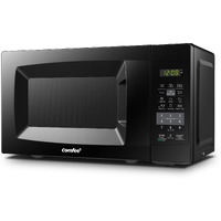 Comfee Em720Cpl-Pmb Countertop Microwave Oven With Sound On/Off, Eco Mode And Easy One-Touch Buttons, 0.7 Cu Ft, Black