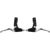 Sunlite Locking Brake Levers, 22.2Mm Clamp, Black/Silver