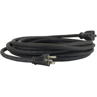 Conntek Nema 5-20 20-Amp T-Blade Sjoow 12/3 Anti-Weather, Oils, Acids And Chemicals Rubber Extension Cord, 25-Feet