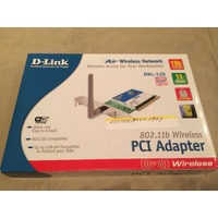 D-Link Dwl-520 Wireless Pci Adapter, 802.11B, 11Mbps