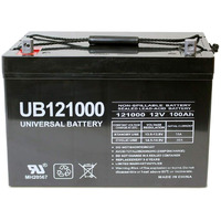 Upg Universal Power Group 12V 100Ah Solar Wind Agm Sla Deep Cycle Vrla Battery 12V 24V 48V