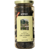 Krinos Olives, Italian Style Oil Cured, 10 Ounce (Pack Of 6)