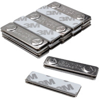 Hazoulen Name Badge Magnets, Magnetic Name Tag Holders, Set Of 12 (24 Pieces)