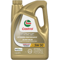 Castrol Edge Extended Performance 5W-30 Advanced Full Synthetic Motor Oil, 5 Quart