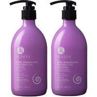 Luseta Curly Hair Shampoo & Conditioner Set With Coconut Oil, Unlimited Bounce And Definition For Wavy And Coily Hair, Reduce Frizz And Repair Dry Hair, For All Curl Types Sulfate Free 16.9Fl Oz    2
