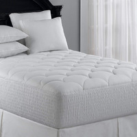 Marriott Mattress Topper - Plush, Quilted Mattress Pad With Hypoallergenic Fill - Fits Mattresses Up To 15"" - King