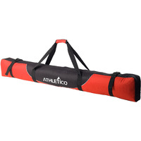Athletico Mogul Padded Ski Bag - Fully Padded Single Ski Travel Bag (Red, 170Cm)