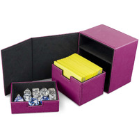 Bcw Deck Vault Lx 100 - Pink | Card Deck Case With 100 Sleeved Gaming Cards Capacity | For Magic: The Gathering, Pokemon, Commander Decks