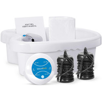 Veicomtech Ionic Foot Bath Detox Machine - Foot Detox Machine, Detox Foot Spa System For Home Salon Spa Club 2 Arrays 100 Tub Liners