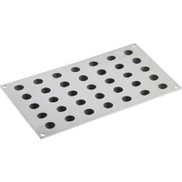 Pavoni Italia Gg016 Grand-Cherry, 35 Pieces, Platinum Silicone Mold, Confectionery Supplies, Chocolate Mold, Candy Mold, Decorative, Oven, Microwave, Dishwasher Safe, Freezer Safe