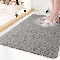 Non-Slip Bathtub Mat, 17X 30 Inch, Shower Mats For Bath Tub, Pvc Loofah Bathroom Mats For Wet Areas, Quick Drying