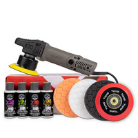 Chemical Guys Buf_503X Torqx Random Orbital Polisher, Pads, Polishes & Compounds Kit (Safe For Cars, Trucks, Suvs, & More) 700W, Orbit 8Mm - 9 Items