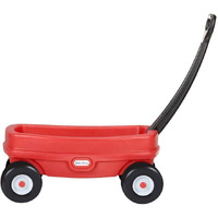 Little Tikes Lil' Wagon - Red And Black, Indoor And Outdoor Play, Easy Assembly, Made Of Tough Plastic Inside And Out, Handle Folds For Easy Storage | Kids 18