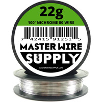 Nichrome 80-100' - 22 Gauge Wire - 100Ft - 0.65Mm - 0.025In - Made In Usa - Master Wire Supply