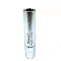 Bimecc Ta20-17/19 10-Spline Lug Nut Tool Key, Passenger W/ 17Mm & 19Mm Hex Drive, Steel