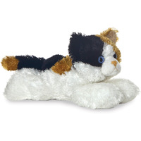 Aurora Adorable Mini Flopsie Esmeralda Stuffed Animal - Playful Ease - Timeless Companions - White 8 Inches
