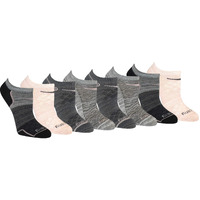 Saucony Women's Rundry Performance Super Lite No-Show Athletic Socks, Pink Assort (8 Pairs), Medium