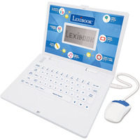 Lexibook - Educational And Bilingual Laptop Spanish/English - Toy For Children With 124 Activities To Learn Mathematics, Dactylography, Logic, Clock Reading, Play Games And Music - Jc598I2