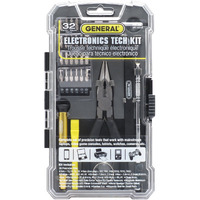 General Tools 661 Electronics Tech Repair Kit (32 Piece)