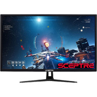 Sceptre 32"" Qhd 1440P 2560X1440 Led Monitor Hdmi Displayport Up To 85Hz Build-In Speakers Blue Light Shift, Machine Black 2020 (E325W-2560Ad)