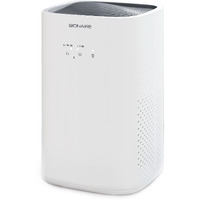 Bionaire True Hepa 360 Air Purifier For Medium Rooms, Air Filter For Allergens, Pets, And Dust With Quiet Setting And Night Light, 3 Speeds, White