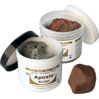 Aves Apoxie Sculpt - 2 Part Modeling Compound (A & B) - 1 Pound, Apoxie Sculpt For Sculpting, Modeling, Filling, Repairing, Simple To Use And Durable Self-Hardening Modeling Compound - Brown