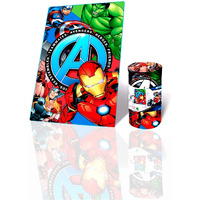 Avengers Kids Blanket,Marvel Hulk Thor Iron Man Blanket,Official Licenced