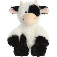Aurora Snuggly Tubbie Wubbies Cow Stuffed Animal - Comforting Companion - Imaginative Play - White 12 Inches