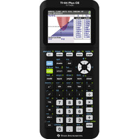 Texas Instruments Ti-84 Plus Ce Color Graphing Calculator, Black