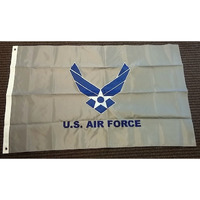 United States Air Force Double Sided Nylon Embroidered 3X5 Foot Flag Banner Usaf