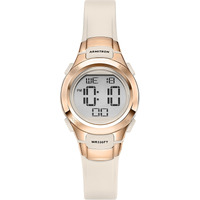 Armitron Sport Women's 45/7012Pbh Rose Gold-Tone Accented Digital Chronograph Blush Pink Resin Strap Watch