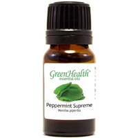 Peppermint Essential Oil (Mentha Piperita) - 100% Pure - 10 Ml (0.33 Fl Oz) - Greenhealth