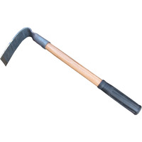 Forged Hoe, Forged Adze Grubbing Hoe, Solid Mattock Pick Digging Tool, 17-Inch Mini Grub Hoe 1Lb
