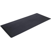 Motiontex Exercise Equipment Mat For Under Treadmill, Stationary Bike, Rowing Machine, Elliptical, Fitness Equipment, Home Gym Floor Protection, 36"" X 84"", Black