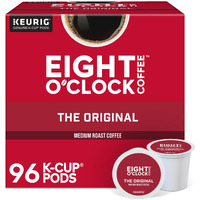 Eight O'Clock Coffee The Original Keurig Single-Serve K-Cup Pods, Medium Roast Coffee, 96 Count (4 Packs Of 24)