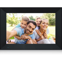 Digital Photo Frame 10.1 Inch Wifi Digital Picture Frame Ips Hd Touch Screen Smart Cloud Photo Frame With 32Gb Storage, Auto-Rotate, Easy Setup To Share Photos Or Videos Remotely Via Aimor App (Black)