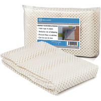 Nevlers 5X8 Ft Extra Thick Non Skid Rug Pad | Customizable Rug Gripper | Premium Non Slip Rug Pads | Reversible Runner Rug Pad 5X8 | Under Rug Non Slip Pad | Anti Slip Rug Pad | White Area Rug Pad