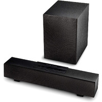 Atune Analog Tv Wired Wireless Sound Bar, Bluetooth 5.0 Soundbar With Wireless Subwoofer, Compatible With 2.1 Channel Dolby Digital - 16In
