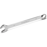 Powerbuilt 18Mm Metric Combination Wrench, Long Pattern, 12 Point Double Ended Box And Open End, 15 Degree Offset Polished 640453