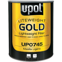 U-Pol Products 0745 Flyweight Gold Lightweight Body Filler - 3 Liter