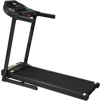 Soozier Folding Treadmill 1.5Hp 7.45 Mph Max Speed Electric Motorised Running Jogging Walking Machine W/ 12 Preset Programs And Led Display For Home Gym Indoor Fitness Black
