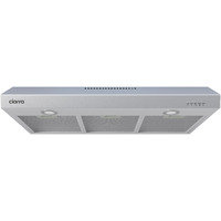 Ciarra Under Cabinet Range Hood 30 Inch Ductless Convertible Duct, Stove Vent Hood For Kitchen With 3-Speed Exhaust Fan In Stainless Steel