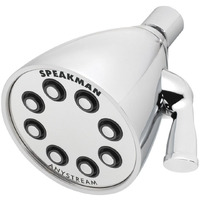 Speakman S-2251 Signature Icon Anystream Adjustable High Pressure Shower Head - 2.5 Gpm Solid Brass Replacement Bathroom Showerhead, Polished Chrome