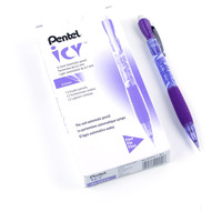 Pentel Icy Automatic Pencil, 0.5Mm, Violet Barrel, Box Of 12 (Al25Tv) (Appearance May Vary)