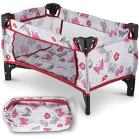 Litti Pritti Take Along Travel Crib Pack And Play Accessory For Dolls - Perfect For 18"" Dolls