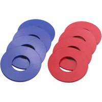 Gosports Bottle Opener Replacement Washer Set - Plastic Coated Metal With Bottle Opener - Set Of 8 Washers