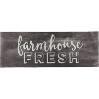 J&V Textiles Kitchen Mat Cushioned Anti Fatigue Floor Mat,19.6""X55"", Thick Non Slip Waterproof Kitchen Rugs And Mats, Standing Mat For Kitchen,Floor,Home,Office,Desk,Sink,Laundry (Farmhouse Fresh)