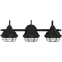Designers Impressions Charleston Oil Rubbed Bronze 3 Light Wall Sconce/Bathroom Fixture: 10010